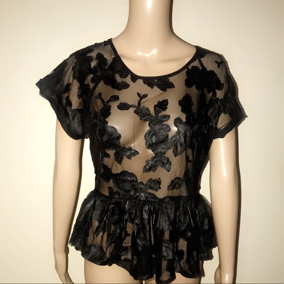 black elegant blouse